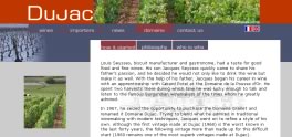 Domaine Dujac website screenshot